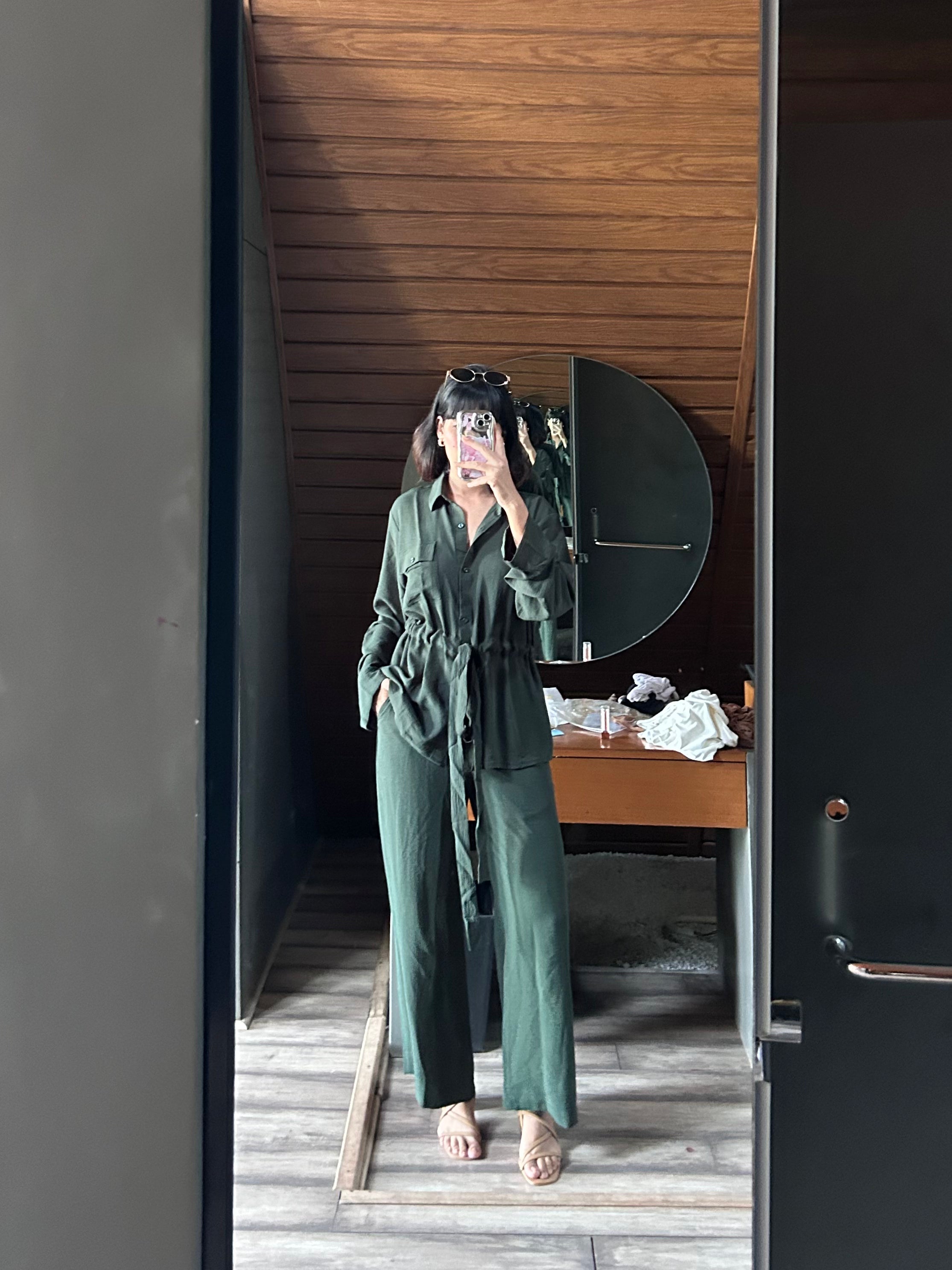 Olive Grace Cotton Coord Set