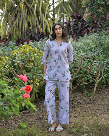 Coral Ikat Co-Ord Set