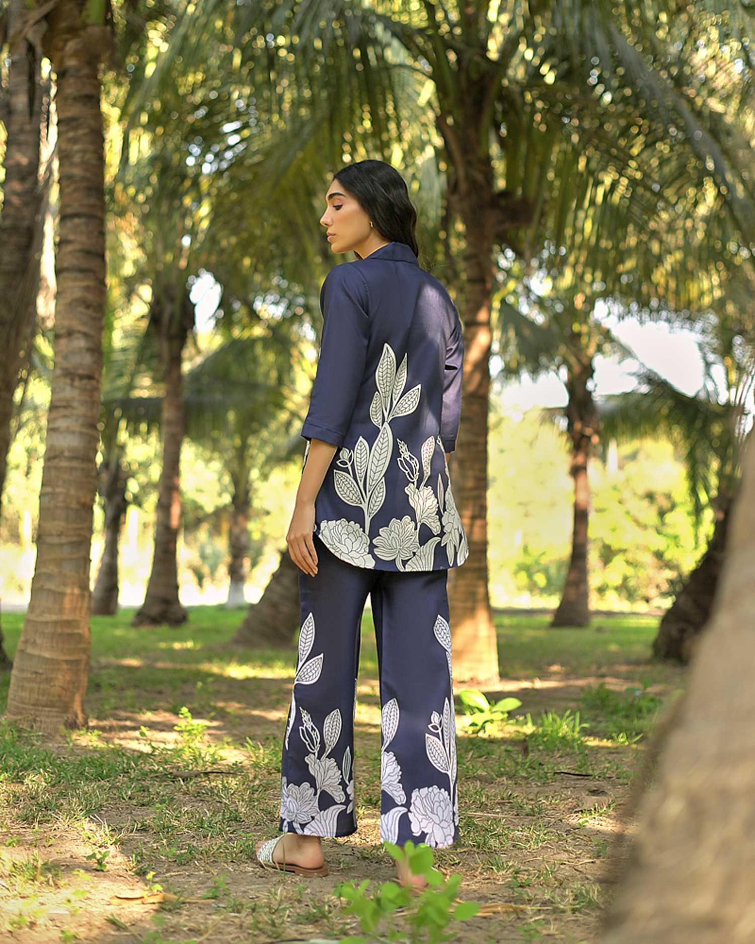Blossom Grid Co-Ord Set