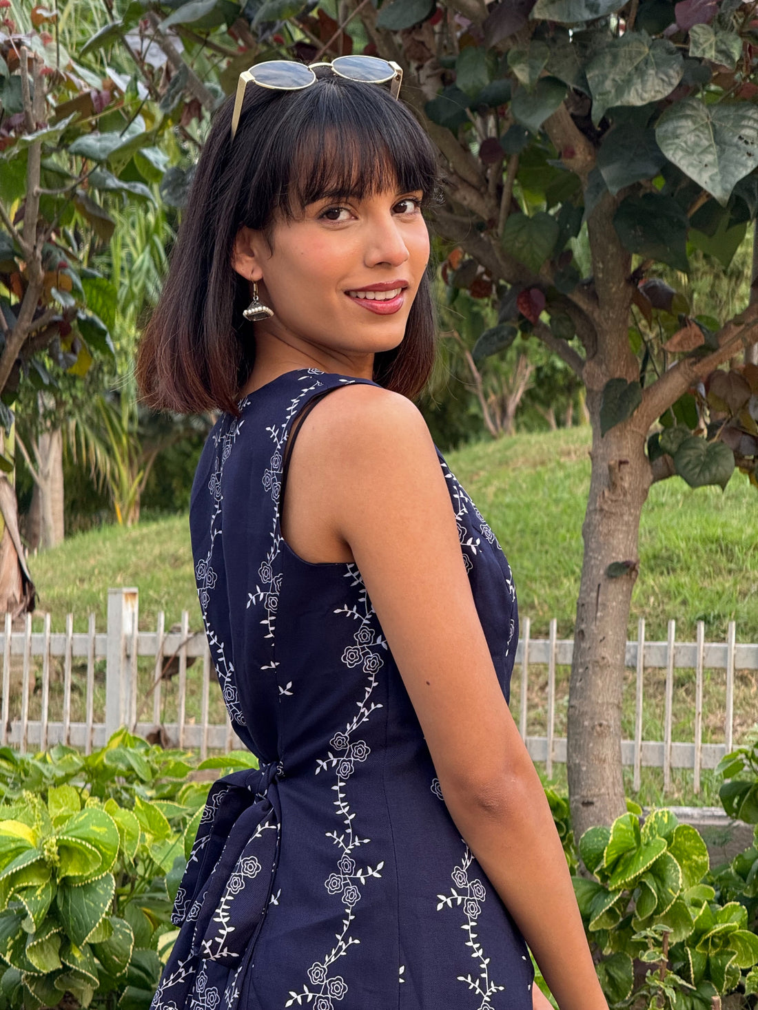 Midnight Bloom Vest Coat