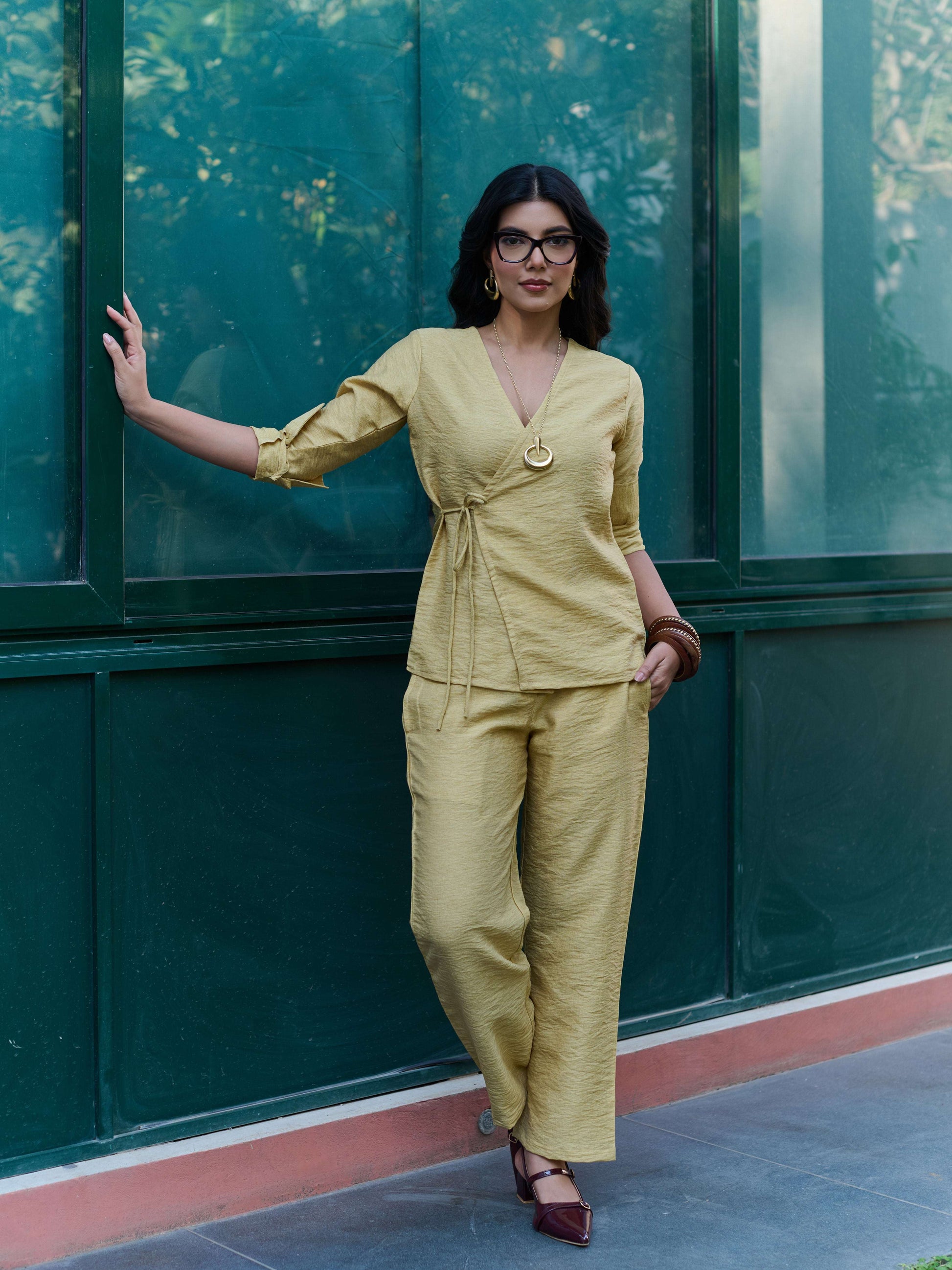 The Go-To Wrap Set – Soft Mustard