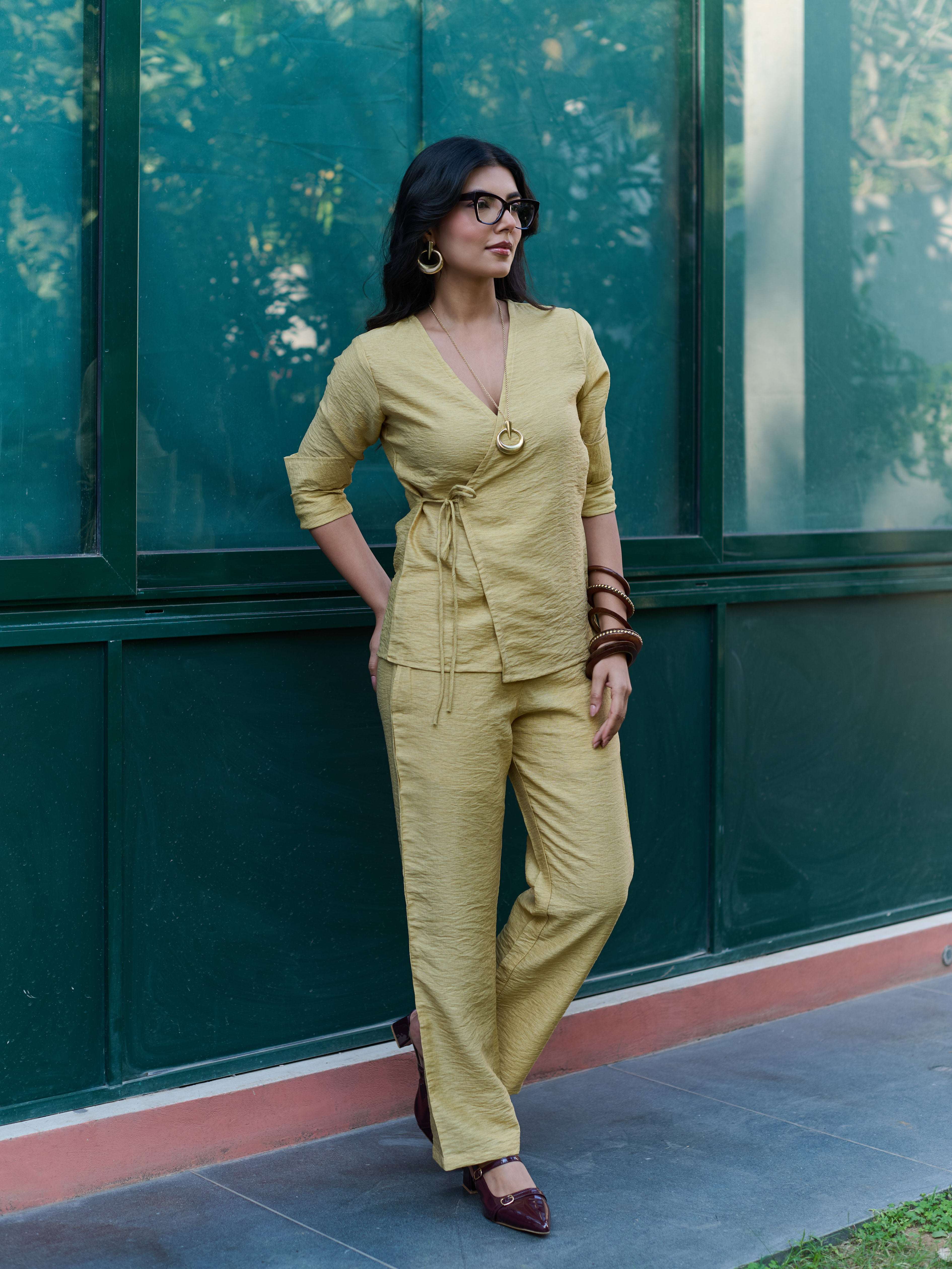 The Go-To Wrap Set – Soft Mustard