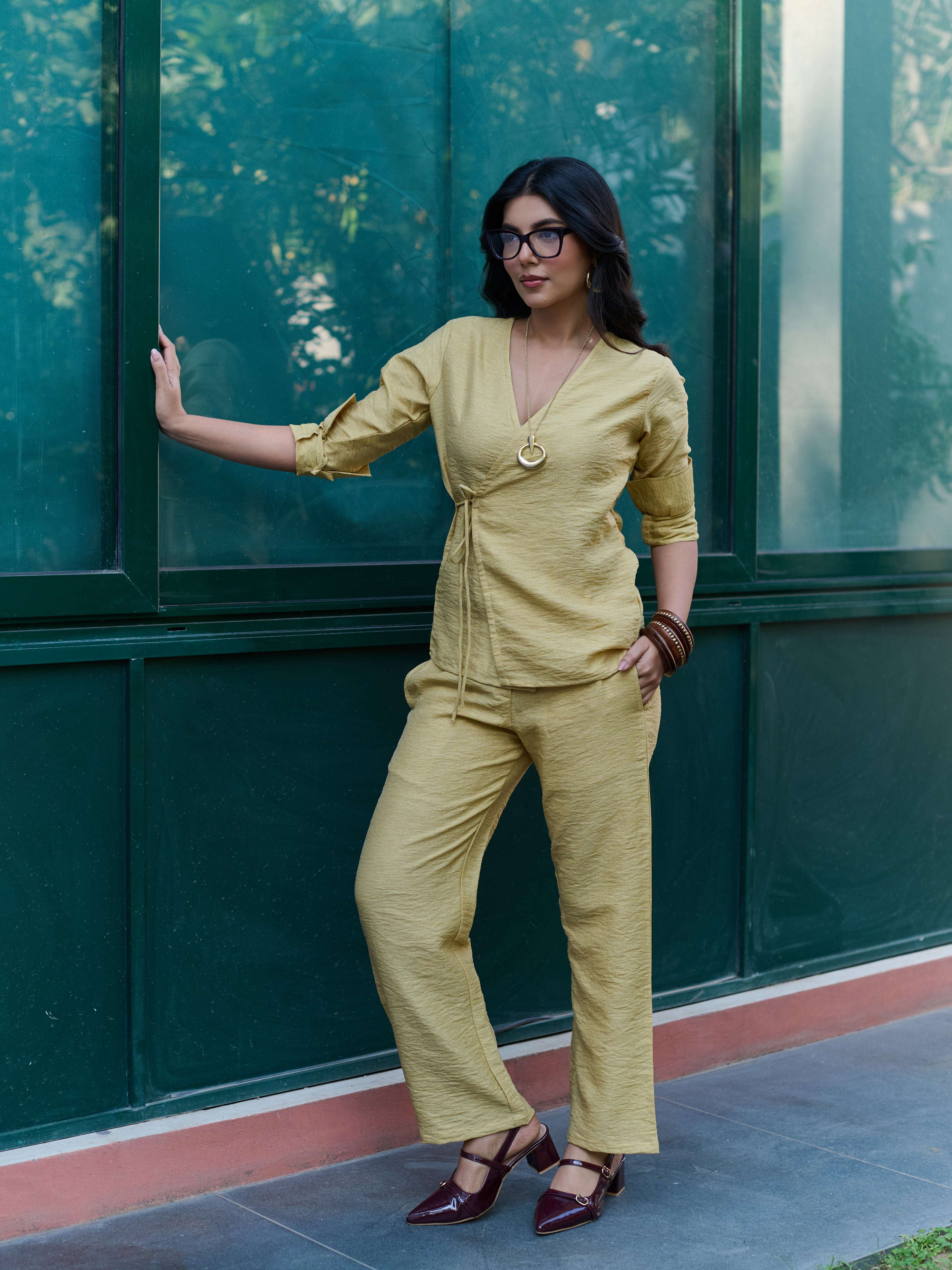 The Go-To Wrap Set – Soft Mustard