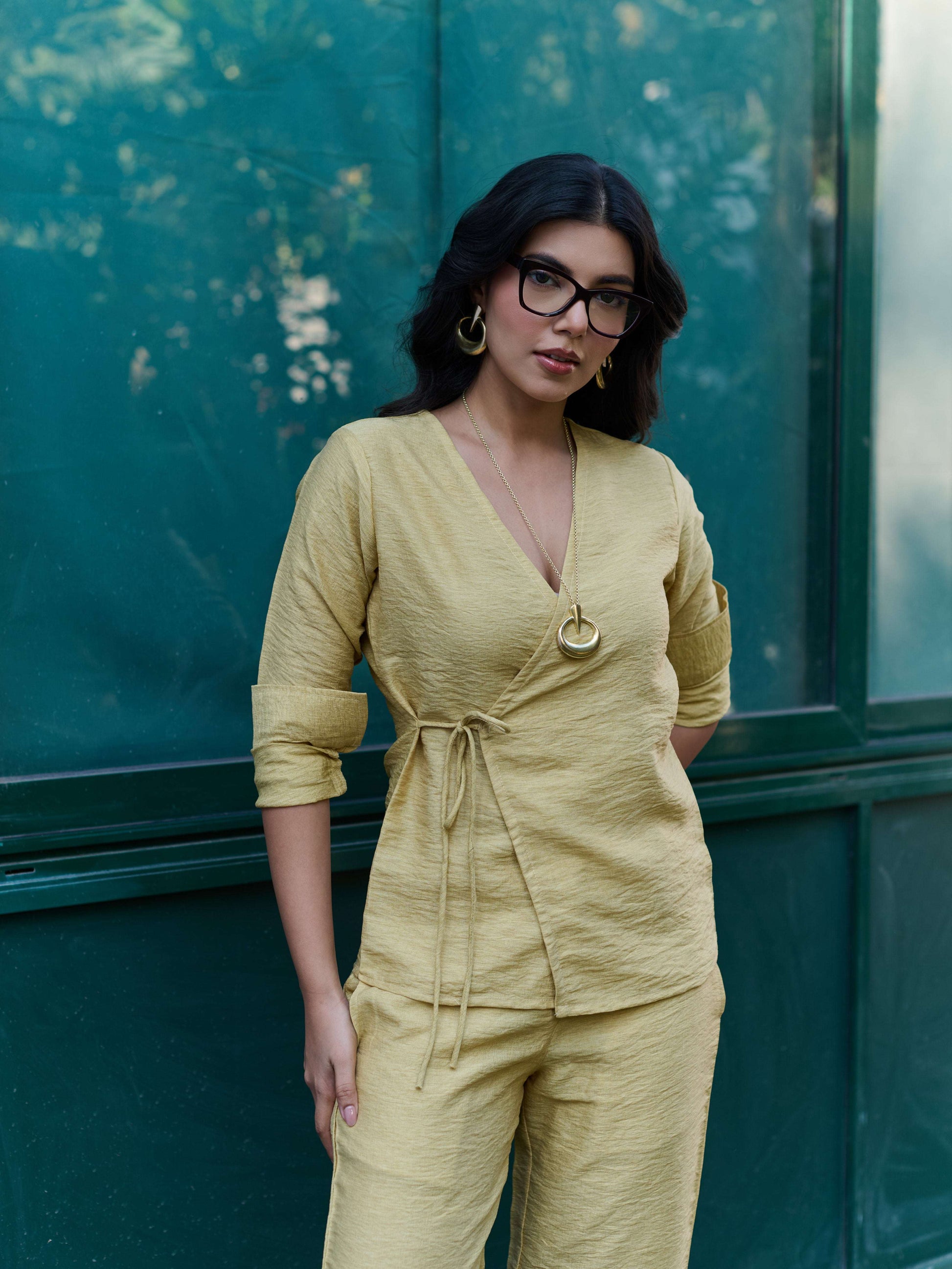 The Go-To Wrap Set – Soft Mustard