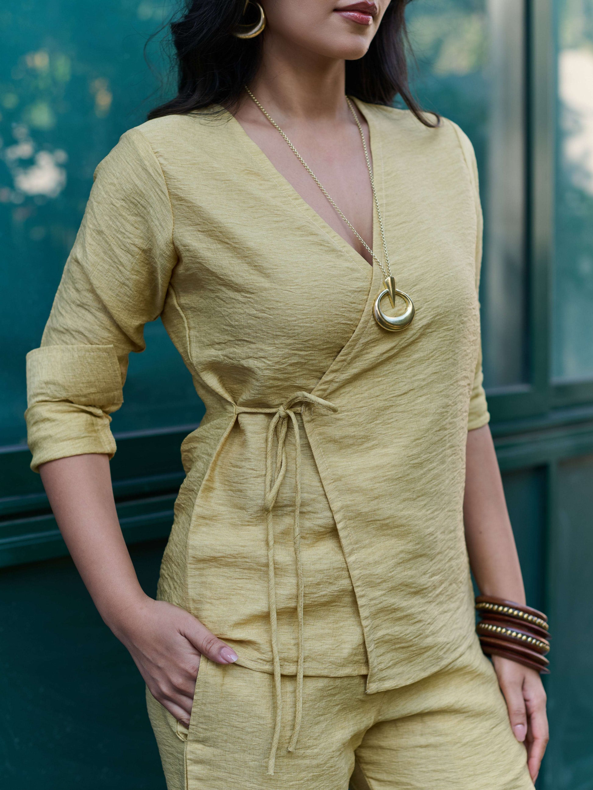 The Go-To Wrap Set – Soft Mustard