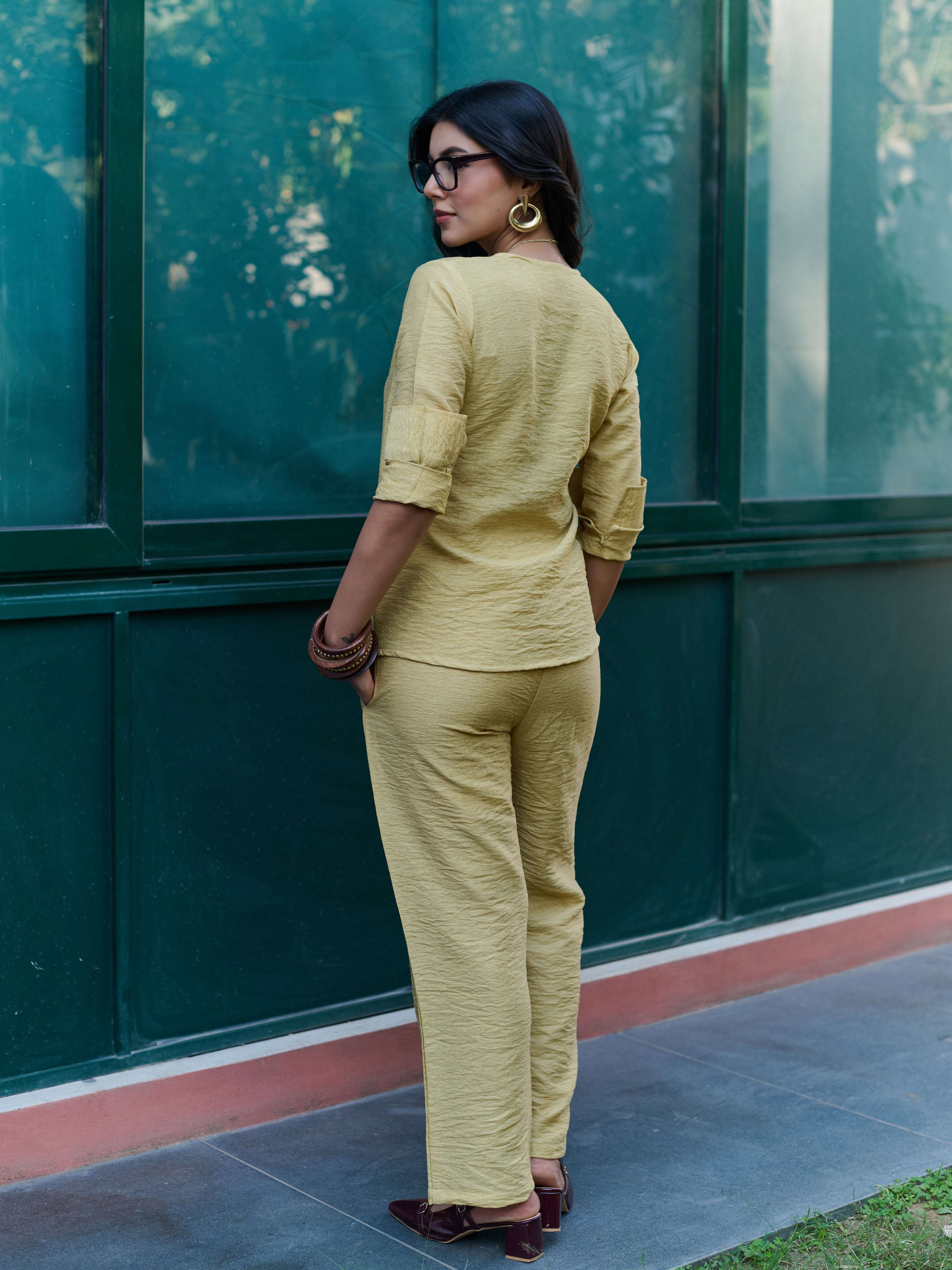 The Go-To Wrap Set – Soft Mustard