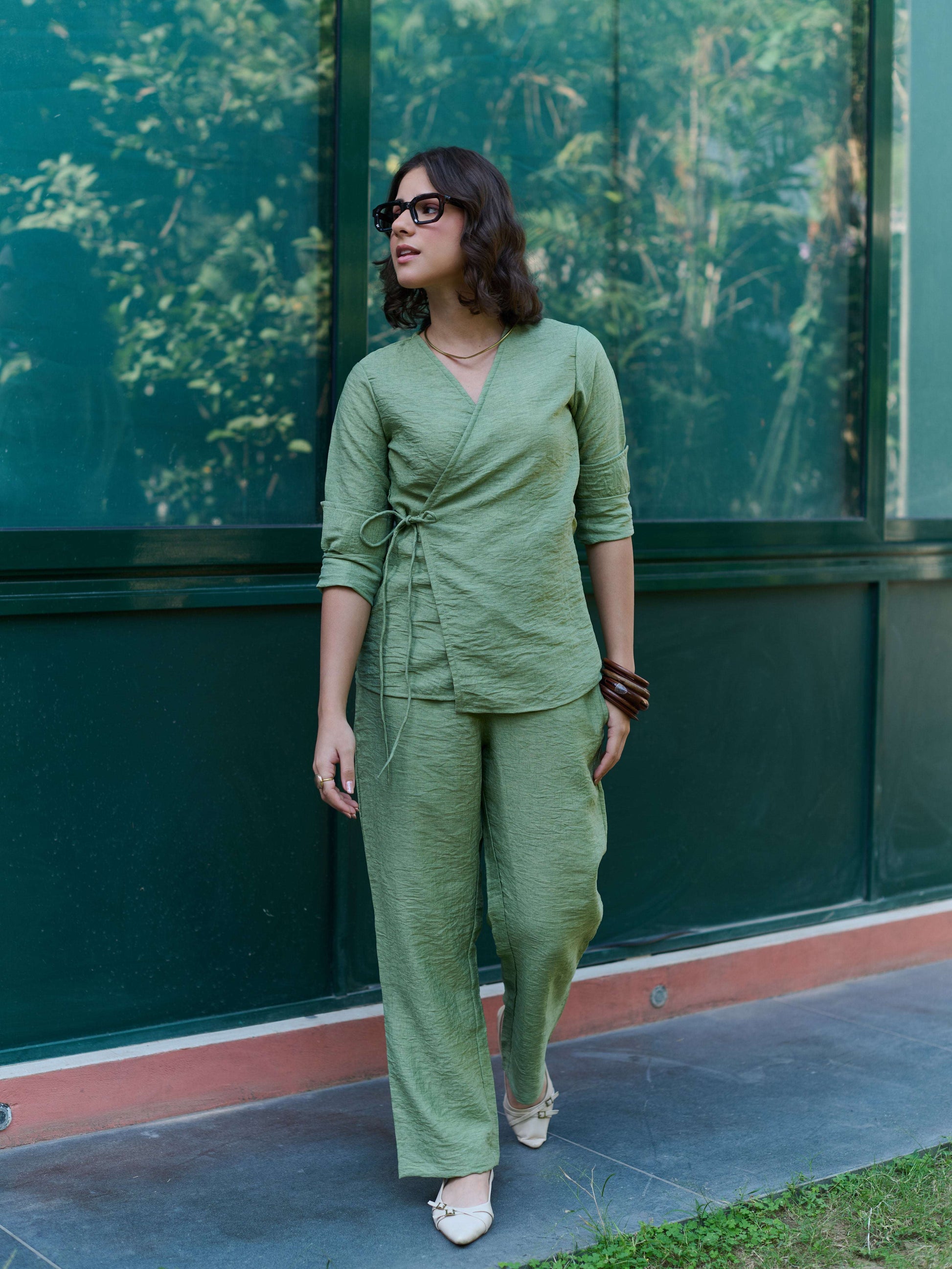 The Go-To Wrap Set - Soft Moss Green