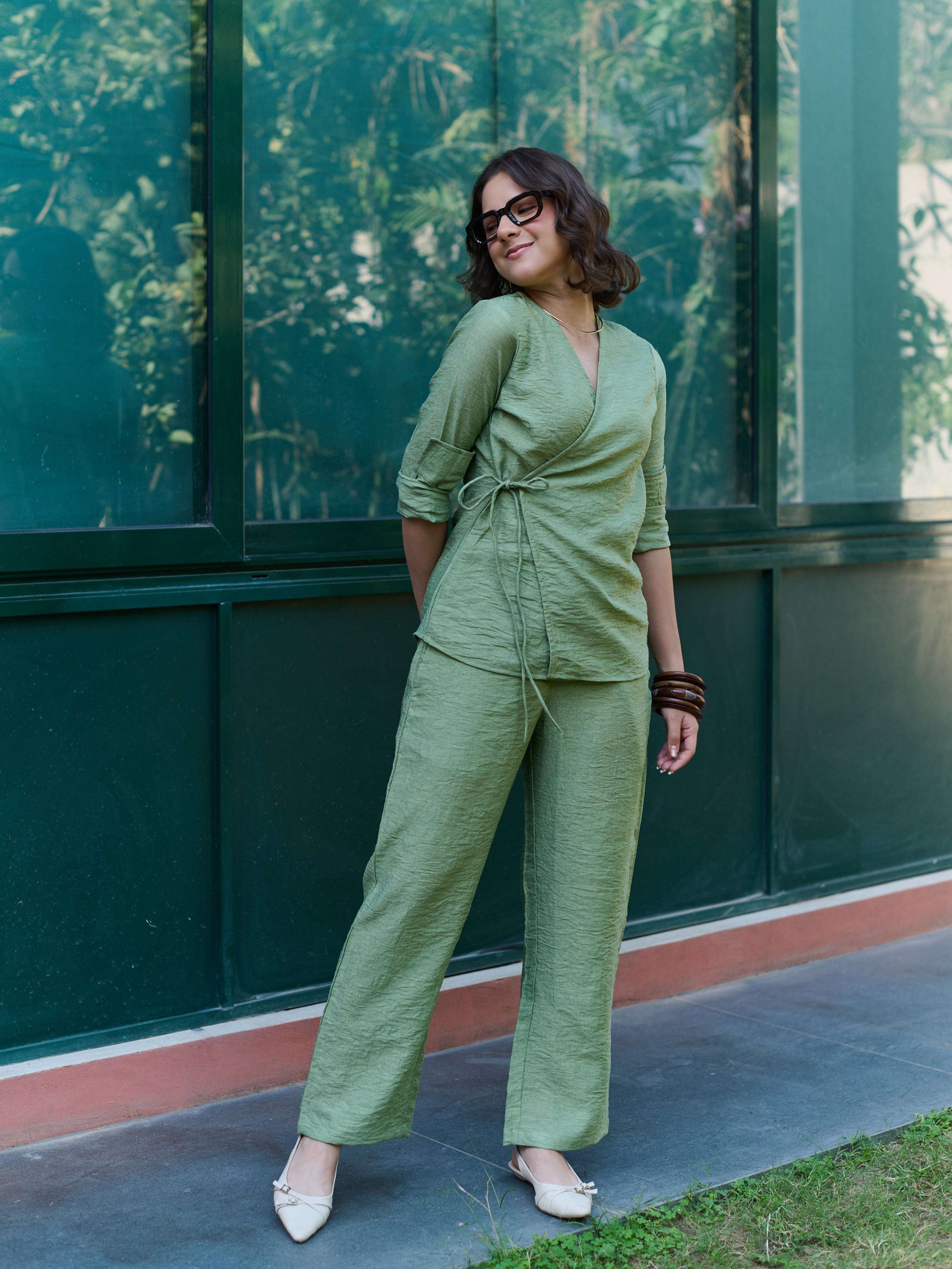 The Go-To Wrap Set - Soft Moss Green