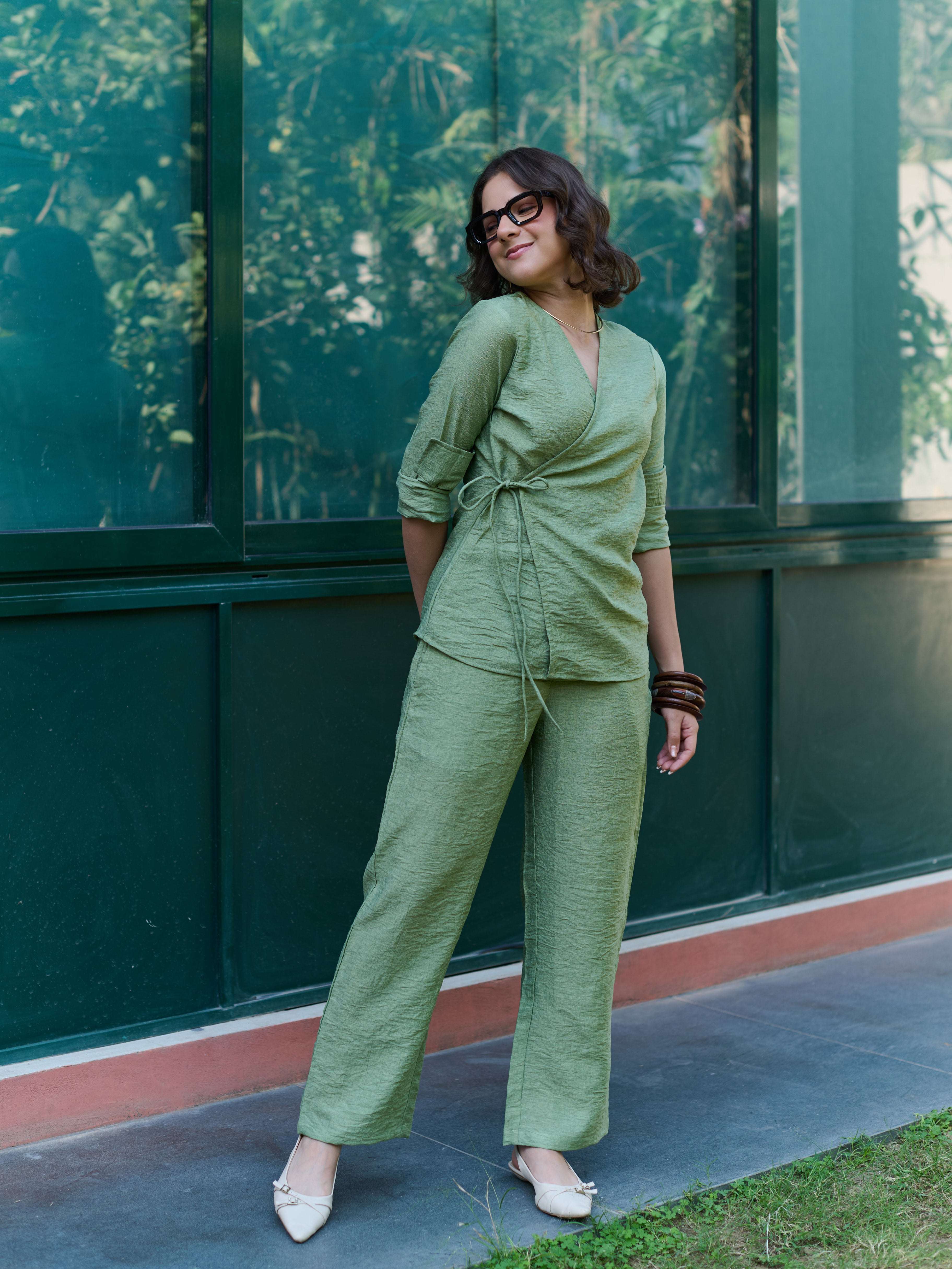 The Go-To Wrap Set - Soft Moss Green