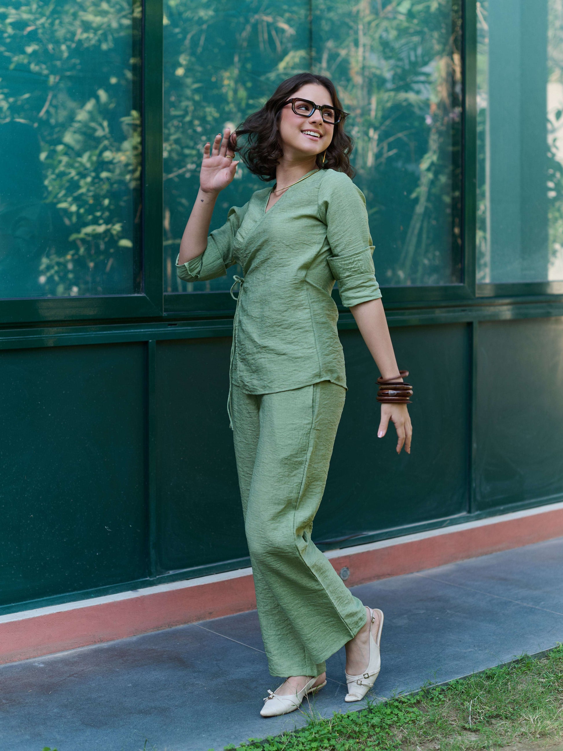 The Go-To Wrap Set - Soft Moss Green