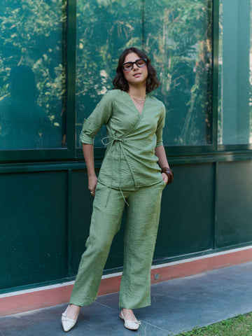 The Go-To Wrap Set - Soft Moss Green