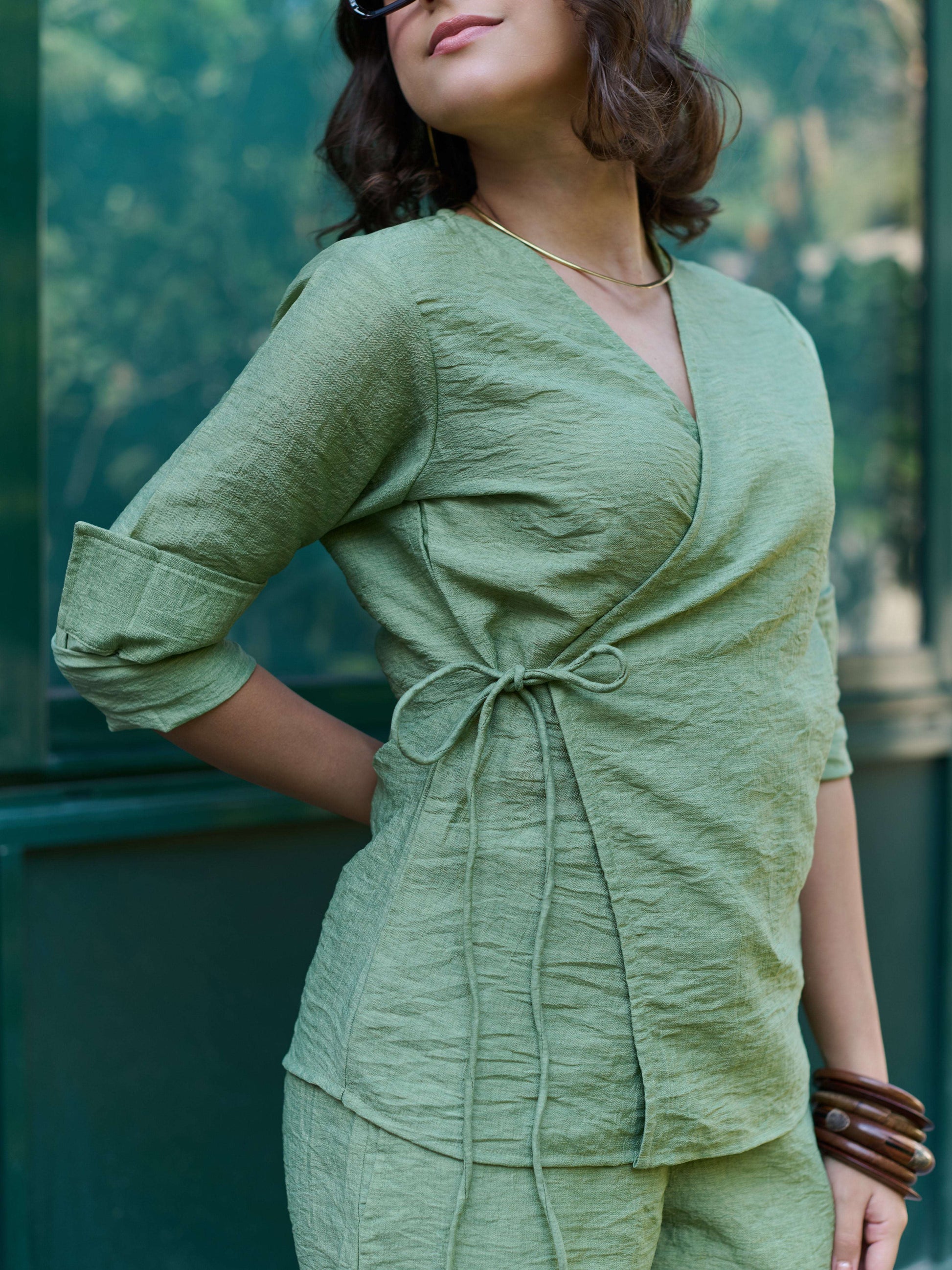 The Go-To Wrap Set - Soft Moss Green