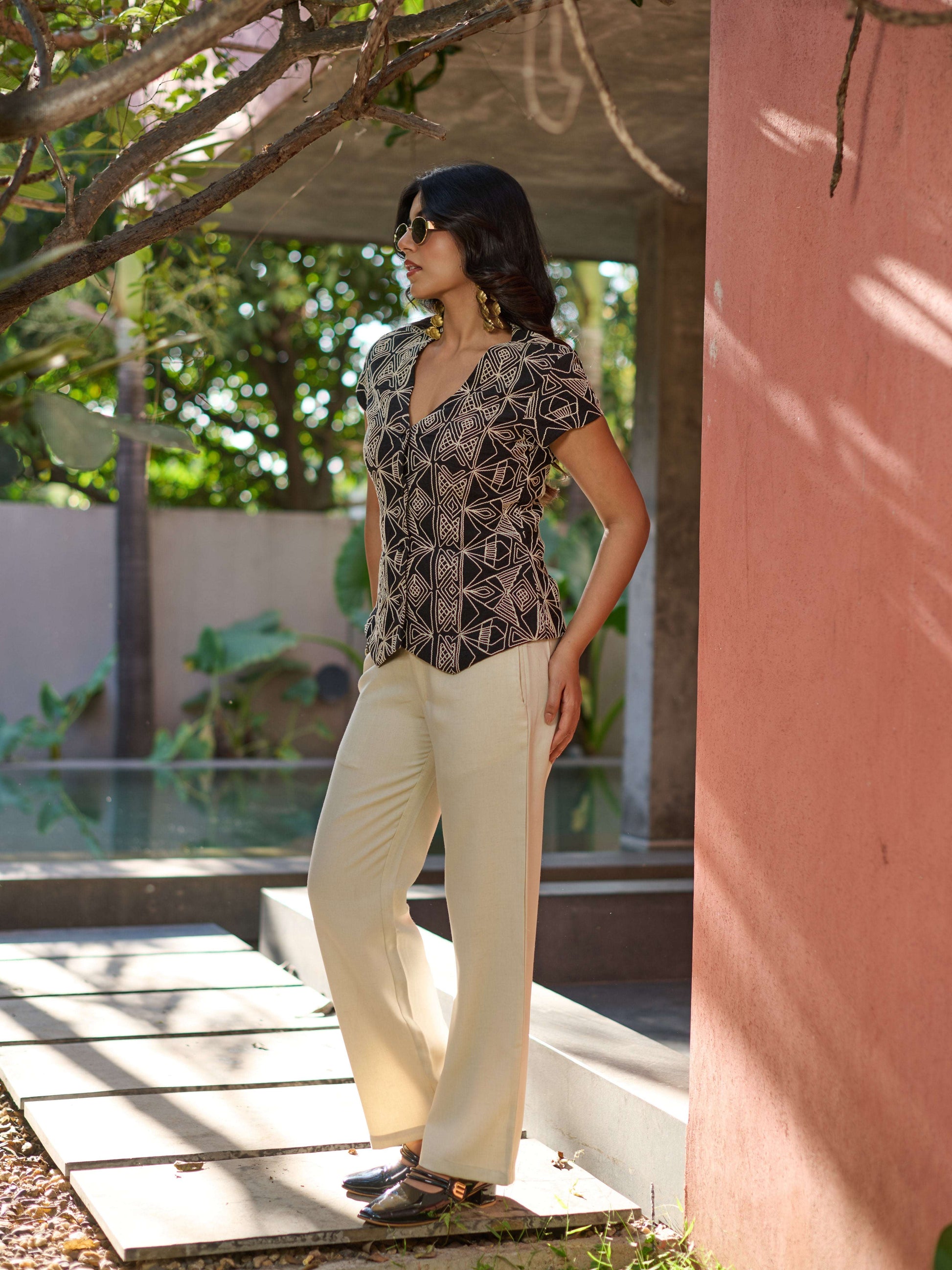 The Monochrome Vest & Trouser Set