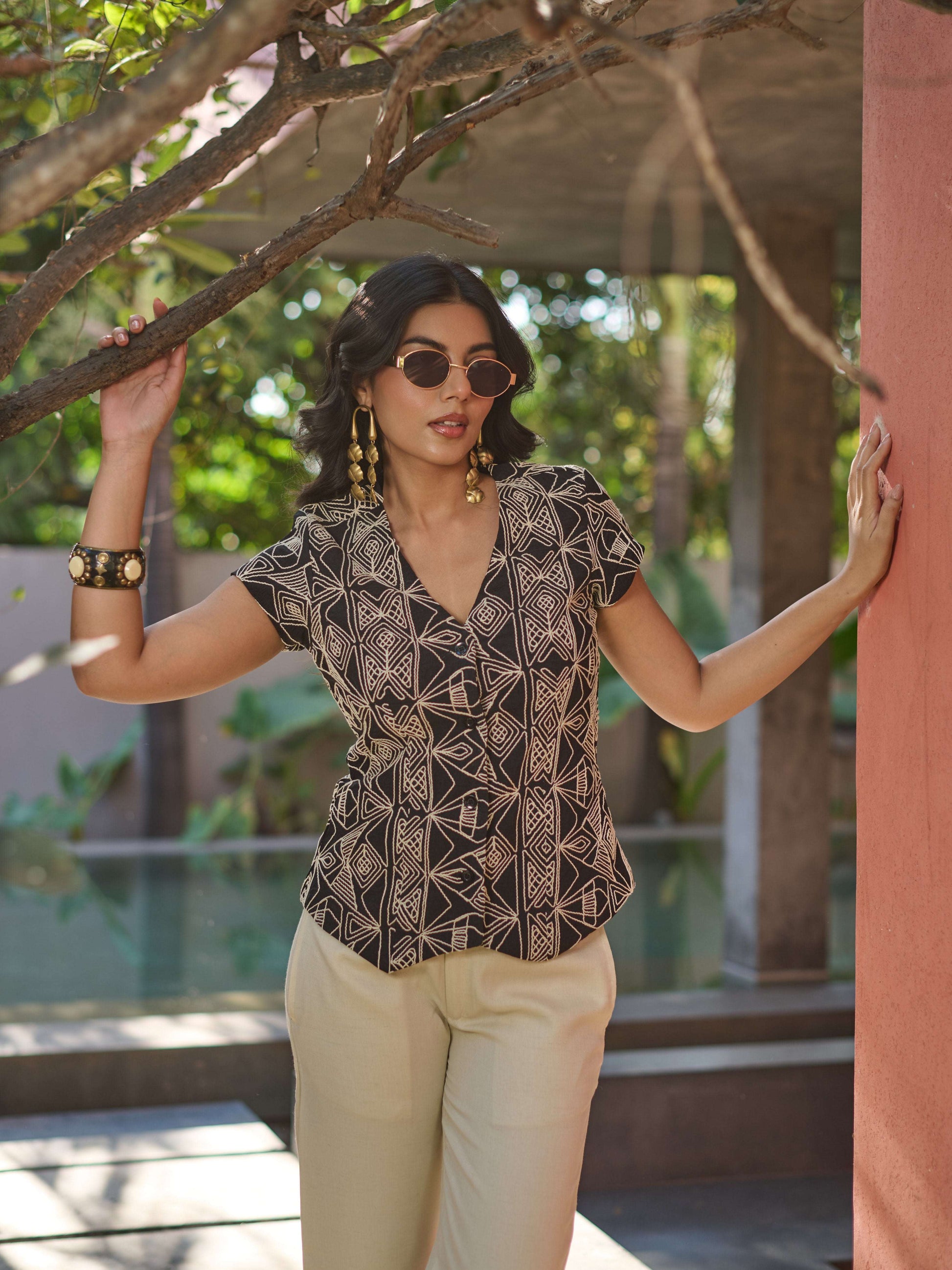 The Monochrome Vest & Trouser Set