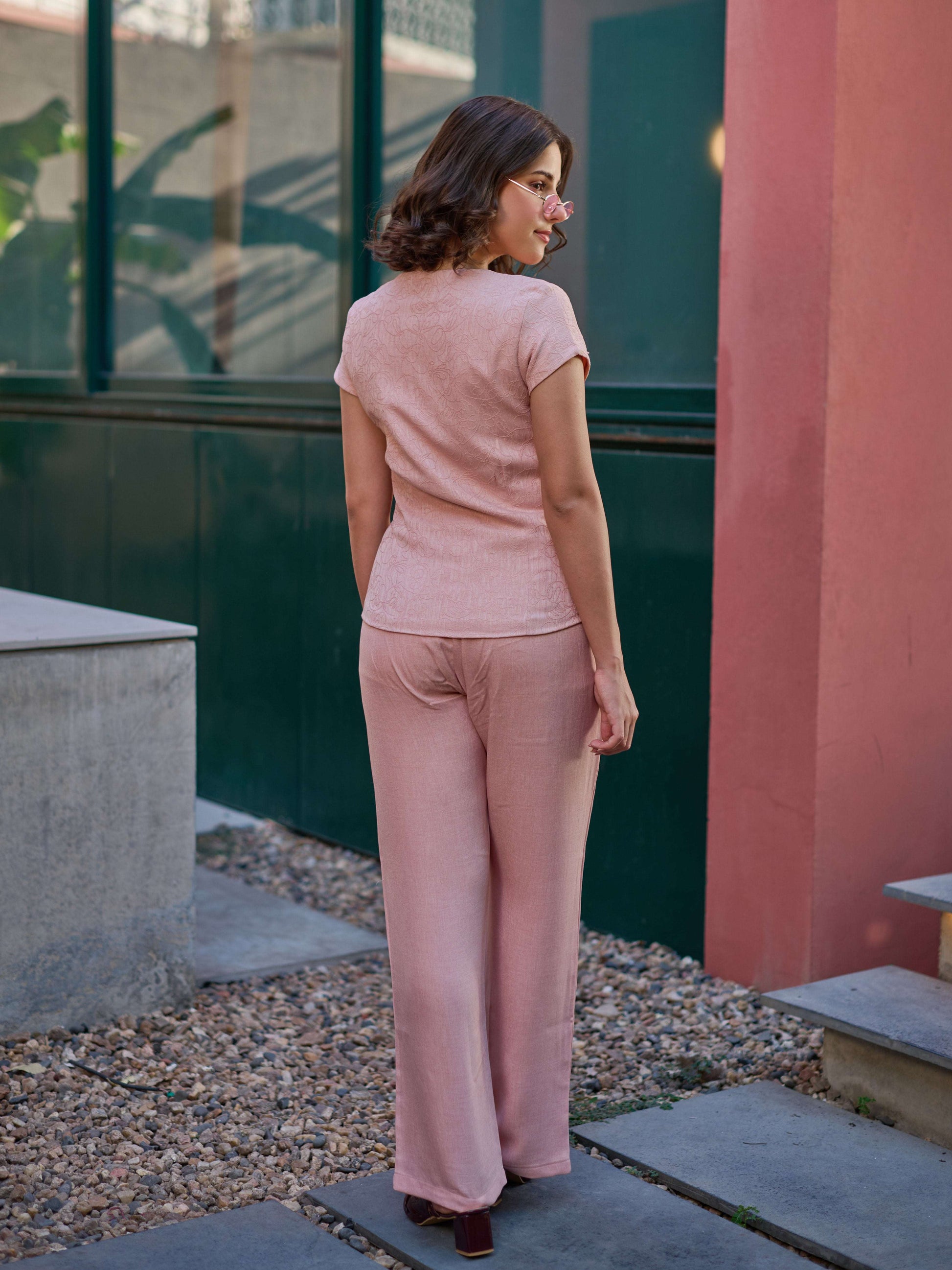 The Origin - Blush Quartz Vest & Trouser set
