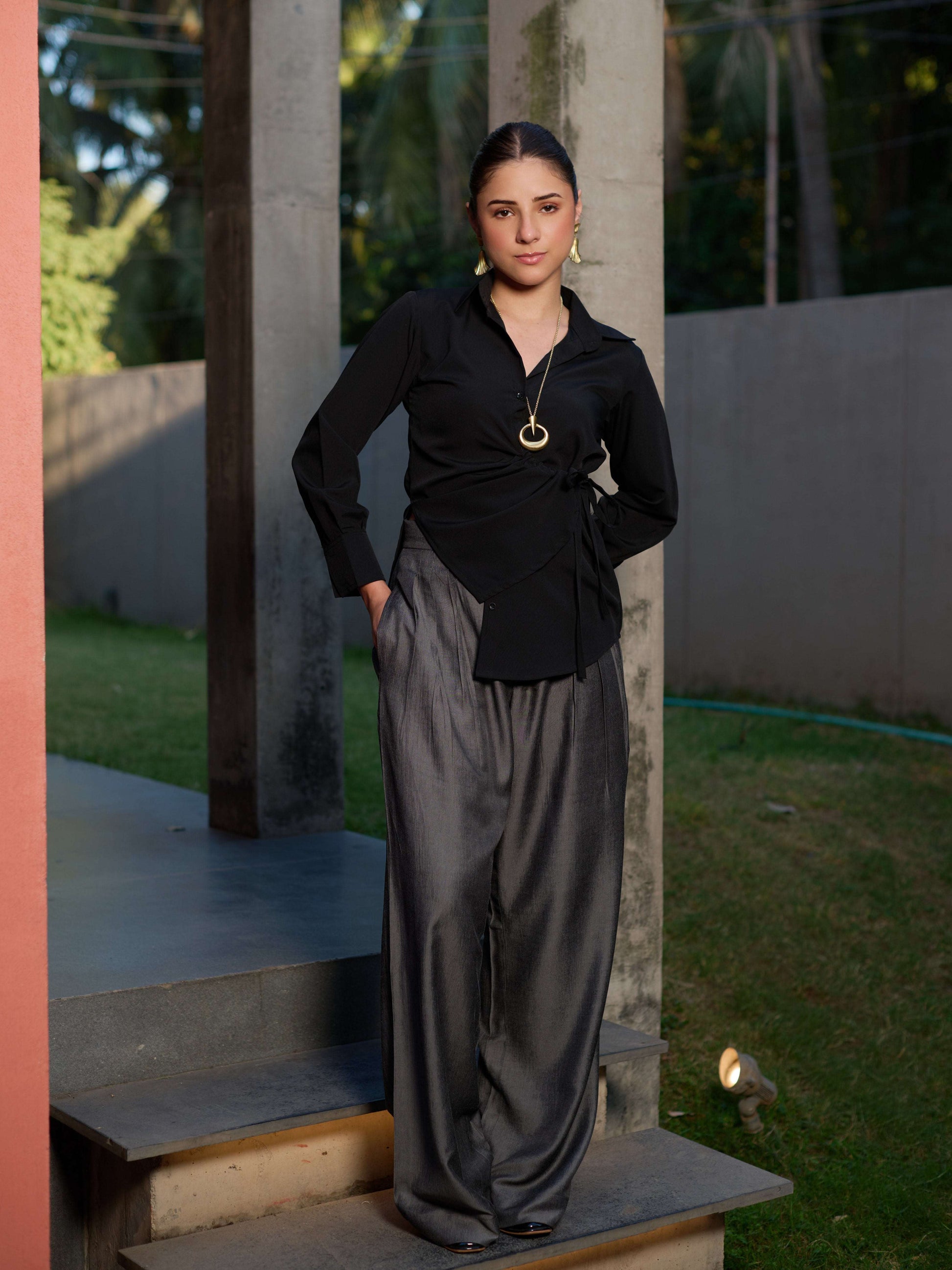 The High-Sheen Top — Classic Black