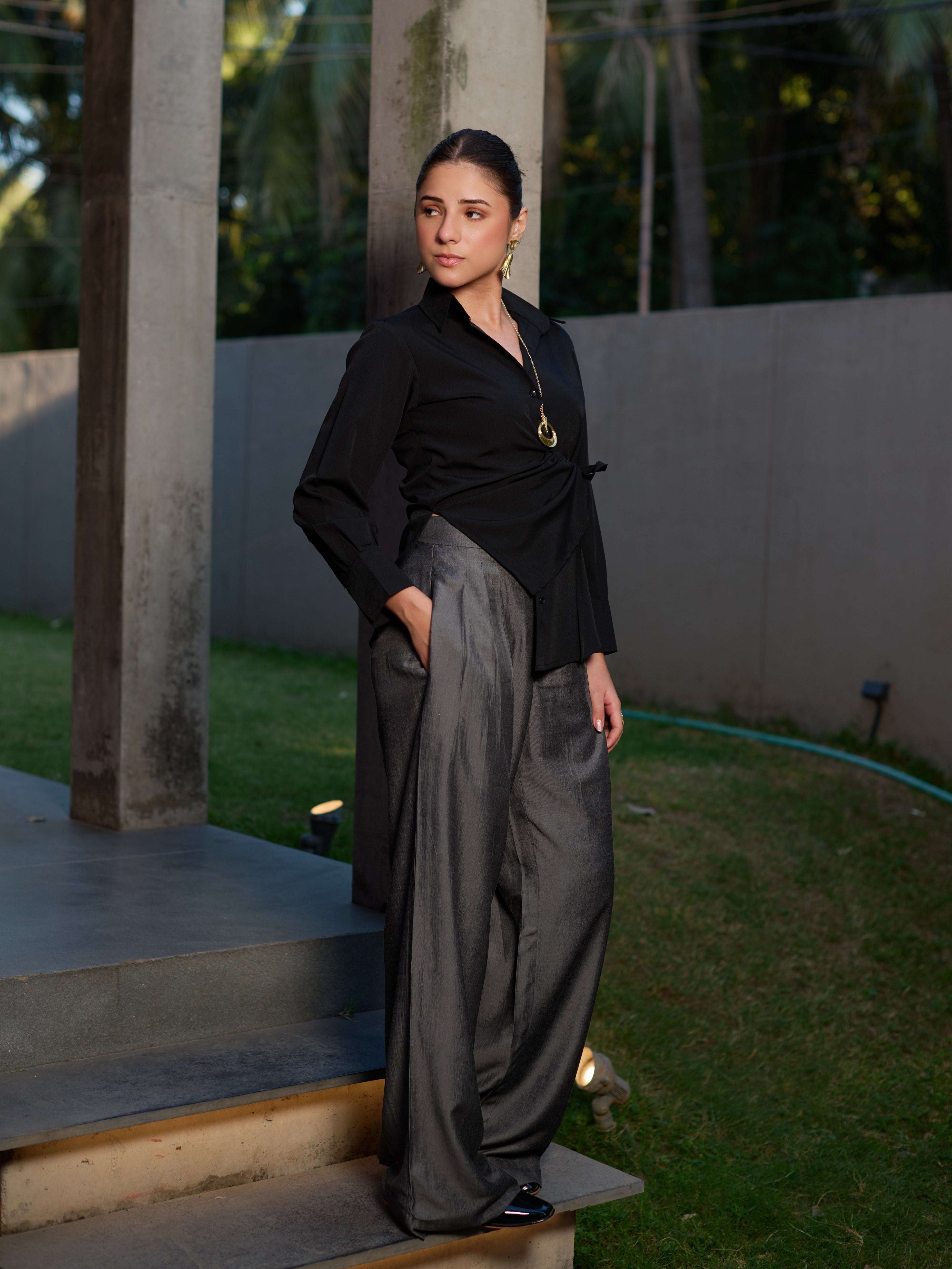 The High-Sheen Top — Classic Black