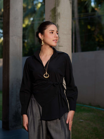 The High-Sheen Top — Classic Black