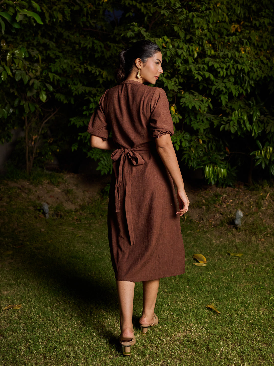 The Perspective Dress Cocoa Brown