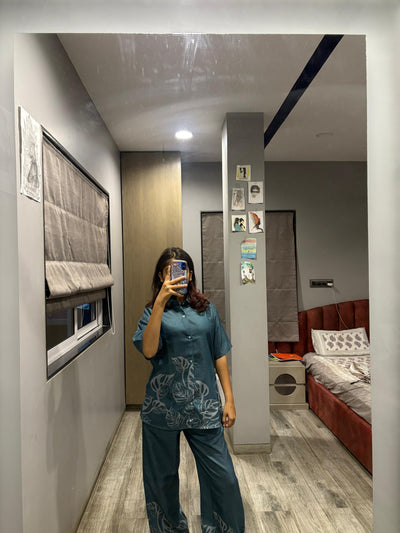 Customer wearing product