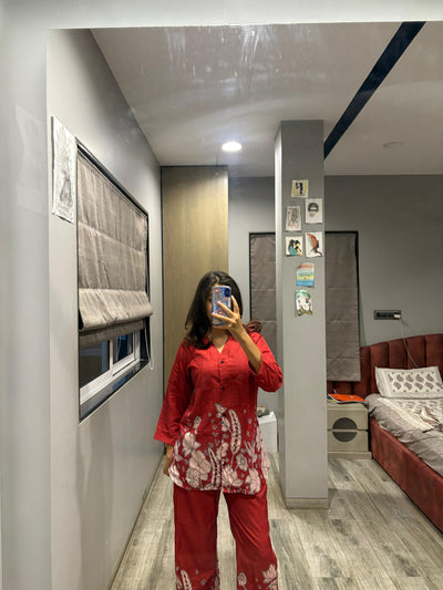 Customer wearing product